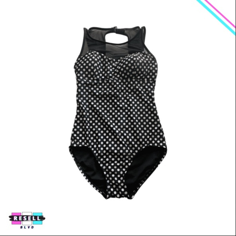 CATALINA Polka Dot One-Piece Bathing Suit